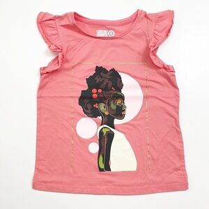 Target Black History Month girls ruffle top